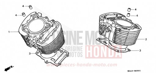 CILINDRO (VT1100CV/CW/C2) VT1100C2S di 1995